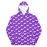 razel™ Purple Hearted Motif Hoodie