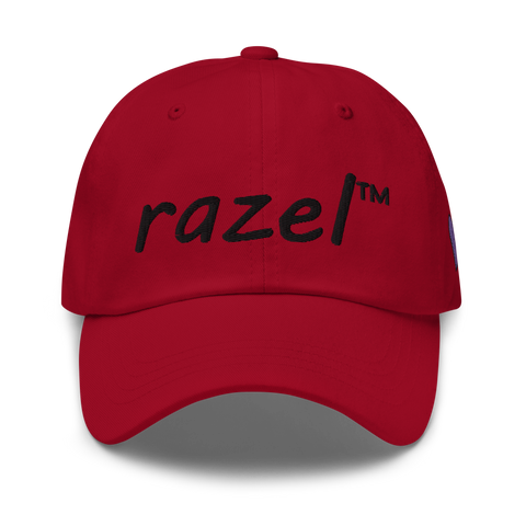 Black razel™ Dad Hat