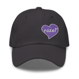 razel™ Purple Hearted Dad Hat