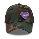razel™ Purple Hearted Dad Hat