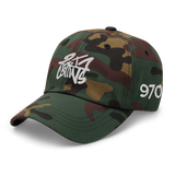 White Fort Collins Dad Hat