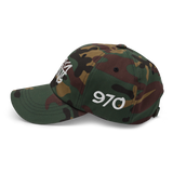 White Fort Collins Dad Hat