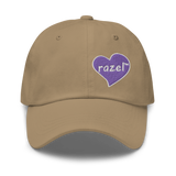 razel™ Purple Hearted Dad Hat