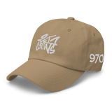 White Fort Collins Dad Hat