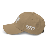 White Fort Collins Dad Hat