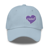 razel™ Purple Hearted Dad Hat