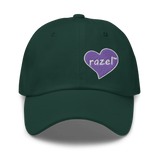 razel™ Purple Hearted Dad Hat