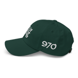 White Fort Collins Dad Hat