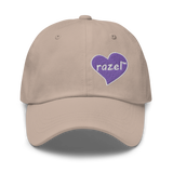 razel™ Purple Hearted Dad Hat