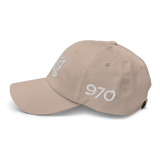 White Fort Collins Dad Hat