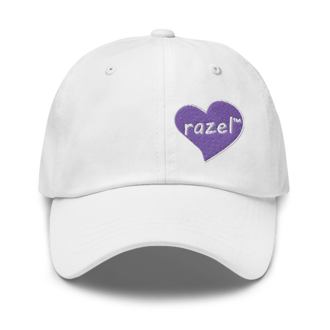razel™ Purple Hearted Dad Hat