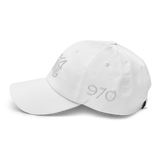 White Fort Collins Dad Hat