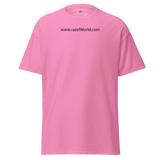 Black www.razelWorld.com Tee(Centered Chest)