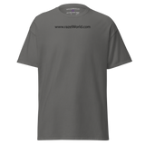 Black www.razelWorld.com Tee(Centered Chest)