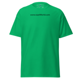 Black www.razelWorld.com Tee(Centered Chest)
