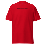 Black www.razelWorld.com Tee(Centered Chest)