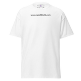 Black www.razelWorld.com Tee(Centered Chest)