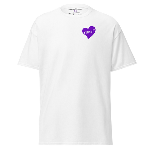 razel™ Purple Hearted Tee (Left Chest)