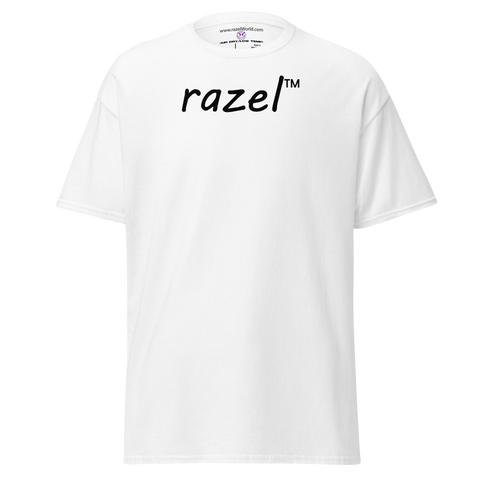 Black razel™ Tee (Centered Chest)