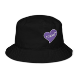 razel™ Purple Hearted Bucket Hat (Embroidery)