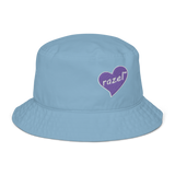 razel™ Purple Hearted Bucket Hat (Embroidery)