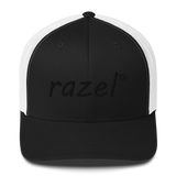 Black razel™ Trucker Hat