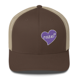 razel™ Purple Hearted Trucker Hat