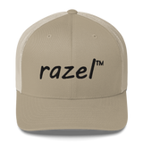 Black razel™ Trucker Hat