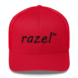 Black razel™ Trucker Hat
