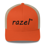 Black razel™ Trucker Hat