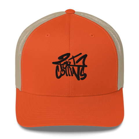 Black Fort Collins Trucker Hat