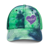razel™ Purple Hearted Tye-Dye Dad Hat