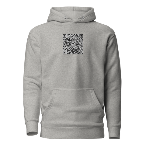 Embroidered razel™ Face QR Code Hoodie